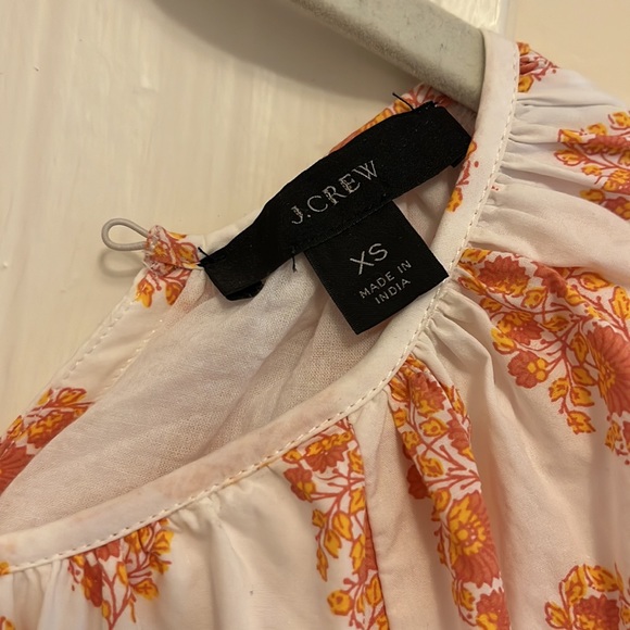 J.Crew Blockprint Smocked Waist Mini Dress - Picture 5 of 8